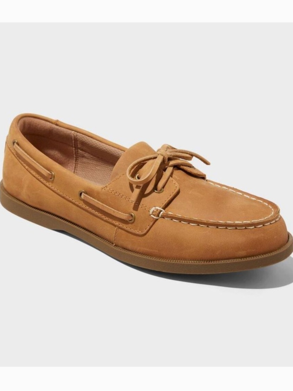 Goodfellow & Co Men's Cognac Leathher Loafers Size 11.5